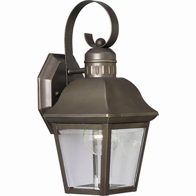 Andover One Light Wall Lantern Antique BronzeOutdoor wall sconces with motion sensor