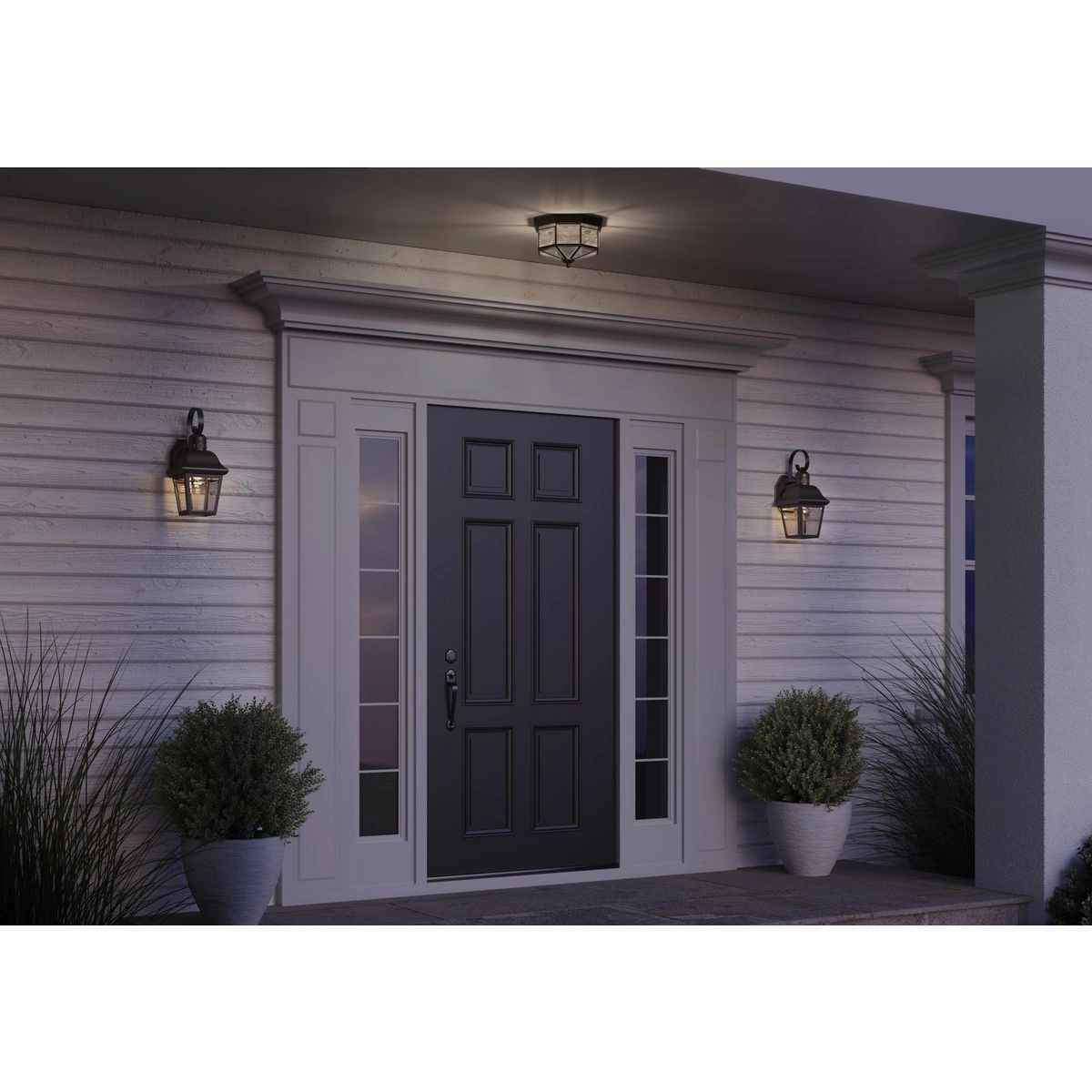 Andover One Light Wall Lantern Antique Bronze