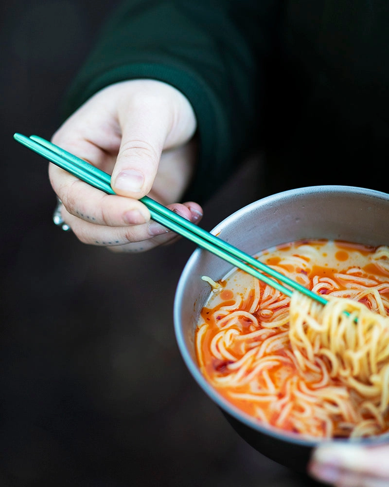 Anodized Titanium Chopsticks