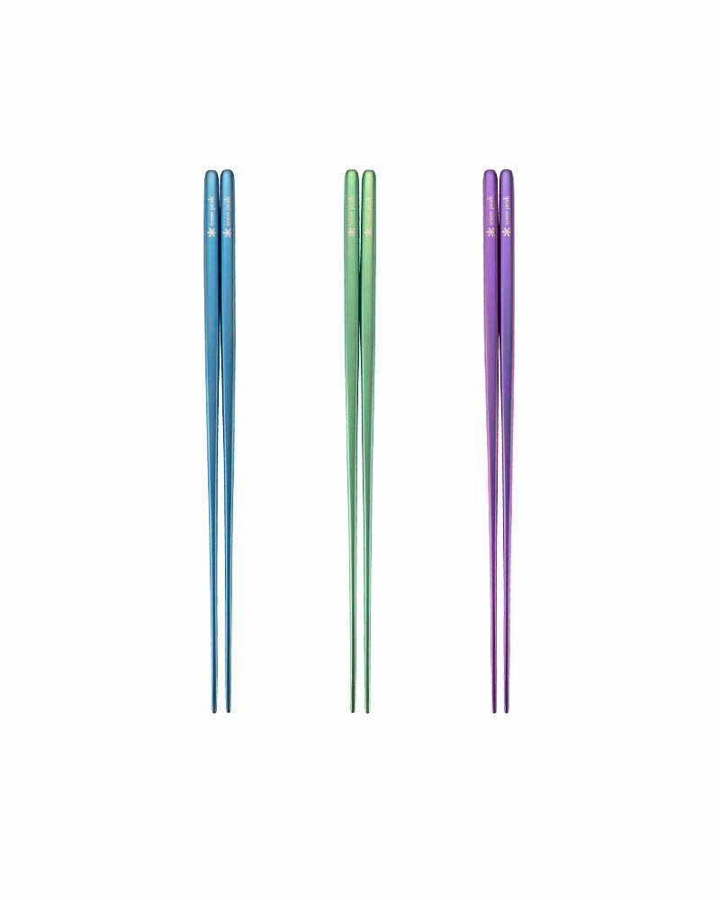 Anodized Titanium Chopsticks essential outdoor cooking accessories kit