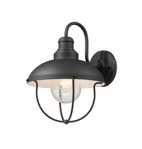 Ansel One Light Outdoor Wall Light BlackOutdoor wall sconces with motion sensor