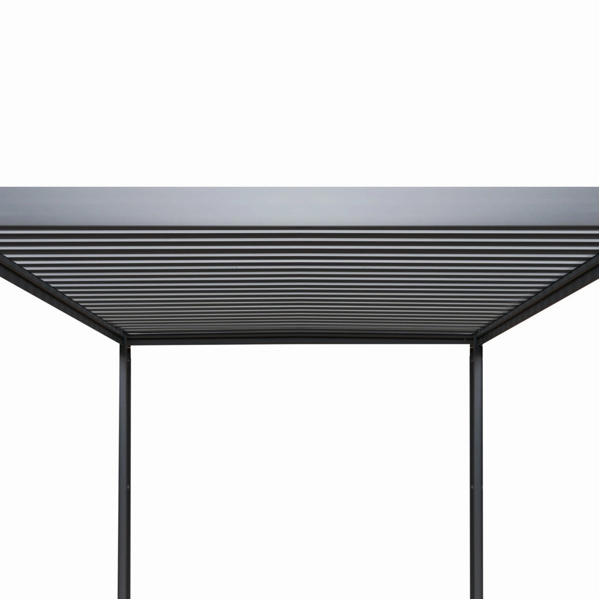 Anthracite Aluminium Pergola - 3m x 4m
