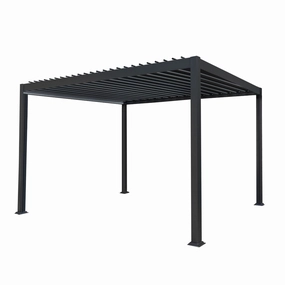 Anthracite Aluminium Pergola - 3m x 4moutdoor patio furniture set