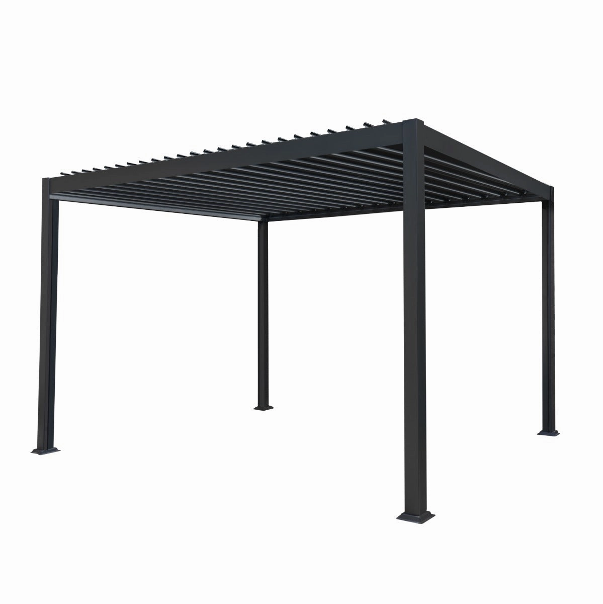 Anthracite Aluminium Pergola - 3m x 4moutdoor patio furniture set