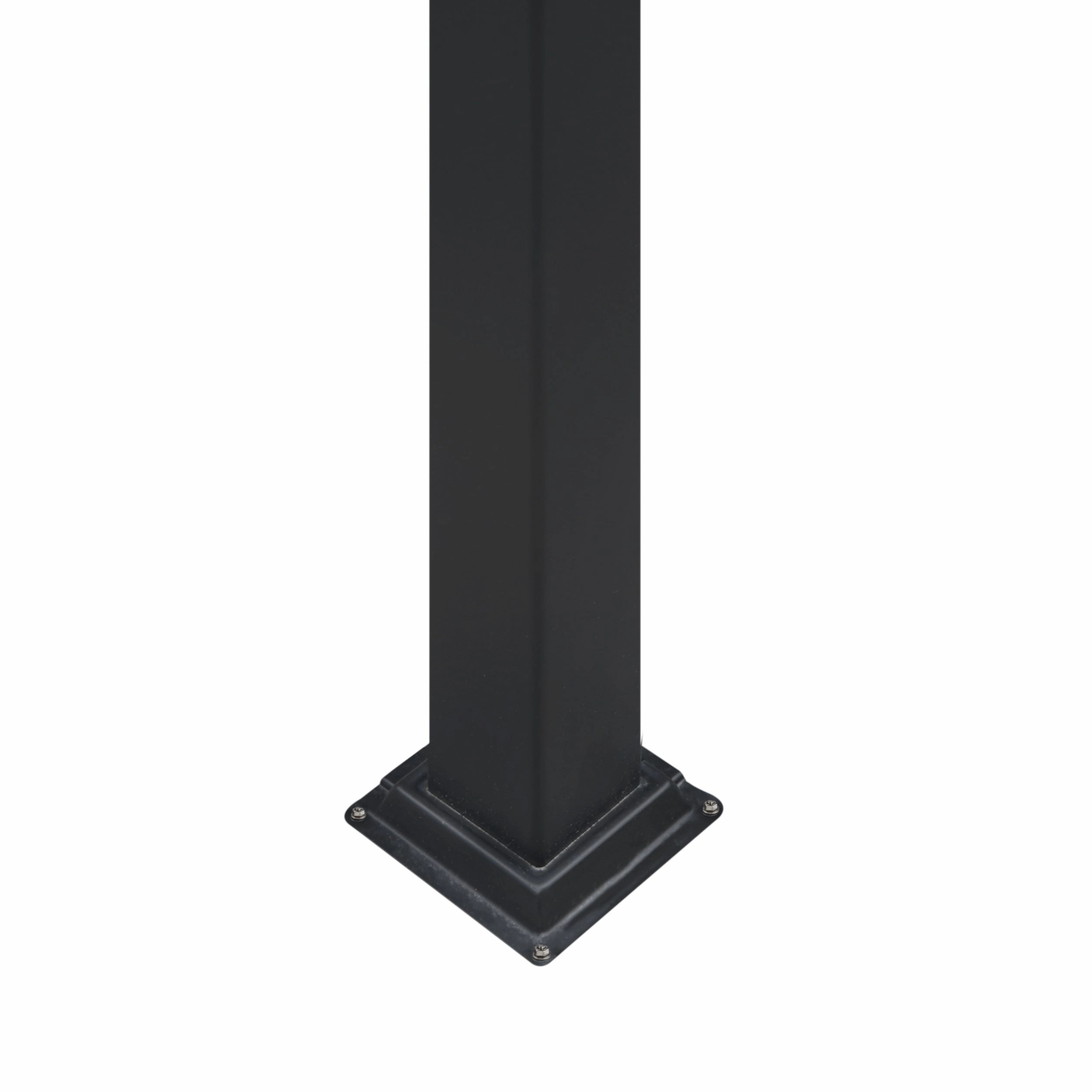 Anthracite Aluminium Pergola With 2 x Shutter Panels - 3m x 3m