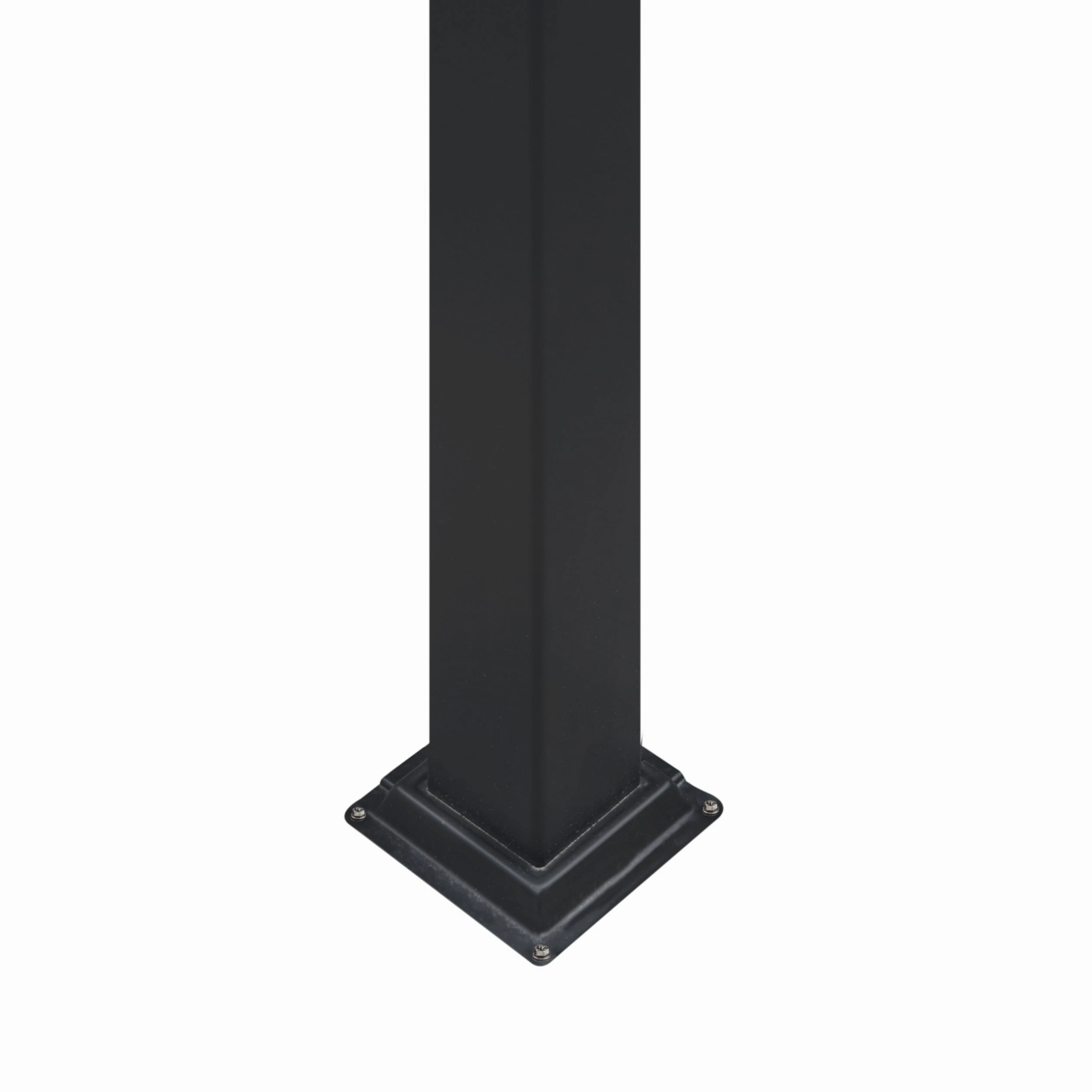 Anthracite Aluminium Pergola With 2 x Shutter Panels - 3m x 4m