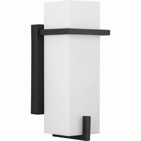 Antrim One Light Wall Lantern BlackOutdoor wall sconces with motion sensor