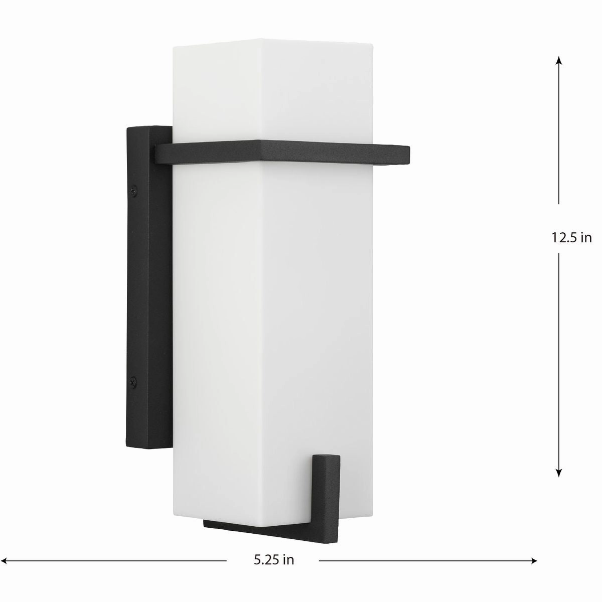 Antrim One Light Wall Lantern Black