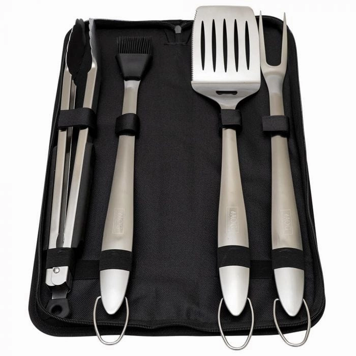 AOG American Outdoor Grill 4-Piece Tool Kit TK-1Stainless steel BBQ tool set