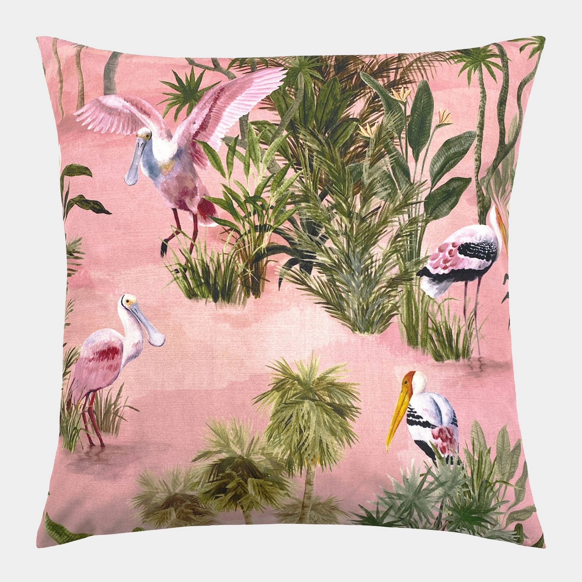 Aquatic - Blush Pink Outdoor Cushion 43x43cmwaterproof outdoor throw pillow