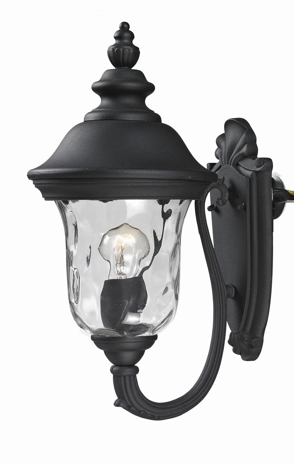Armstrong One Light Outdoor Wall Light BlackOutdoor wall sconces with motion sensor
