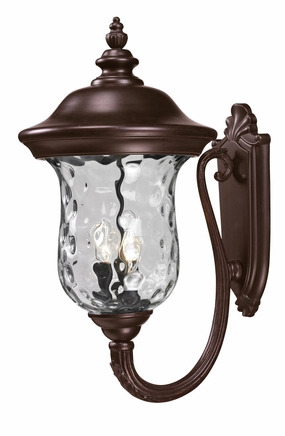 Armstrong Three Light Outdoor Wall Light BronzeOutdoor wall sconces with motion sensor