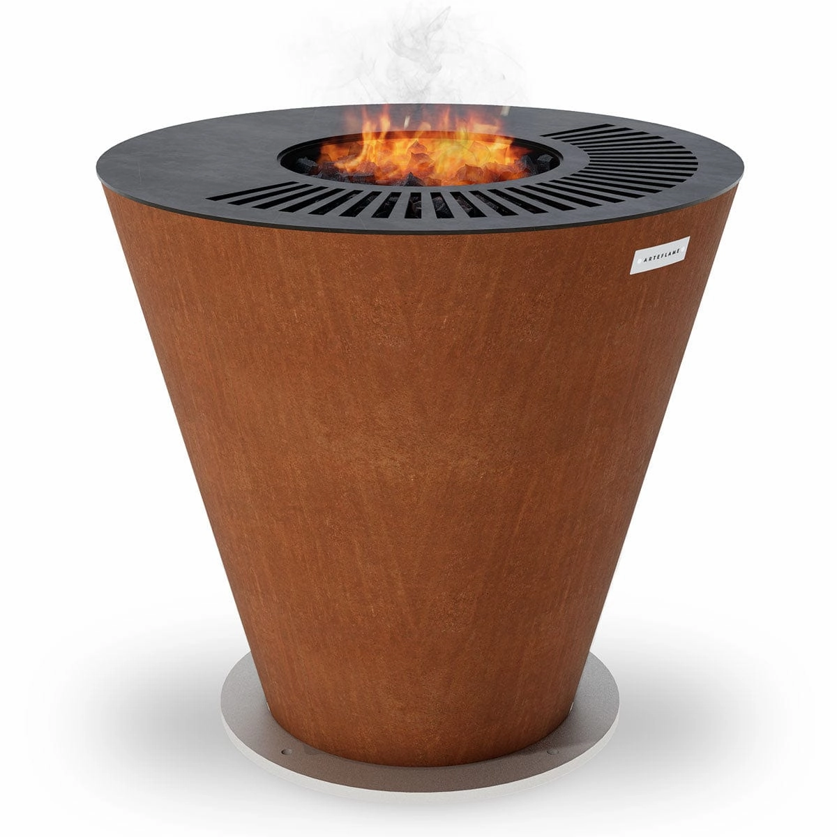Arteflame 30 inch Corten Steel Charcoal Grill ONE30PARK