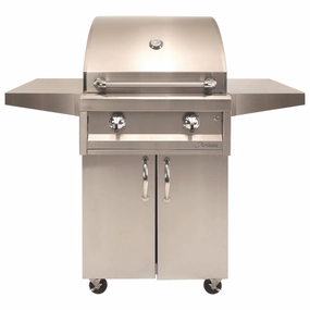 Artisan 26-Inch 2-Burner American Eagle Freestanding Gas Grill AAEP-26C-NG/LP compact BBQ grill for small spaces