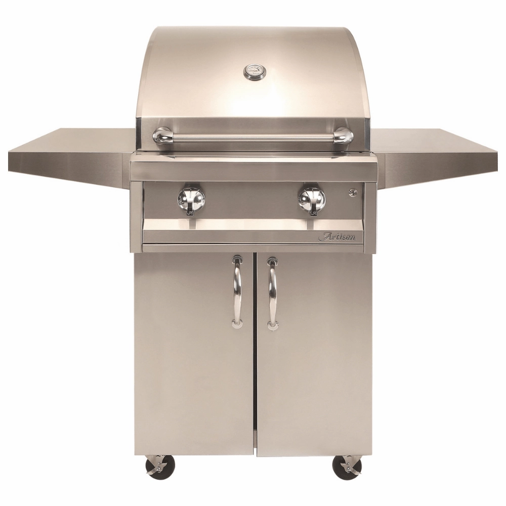 Artisan 26-Inch 2-Burner American Eagle Freestanding Gas Grill AAEP-26C-NG/LP compact BBQ grill for small spaces