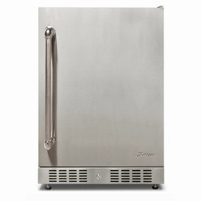 Artisan Digital Outdoor Refrigerator Left-Hand Hinge ART-BC24-L outdoor beverage cooler with wheels