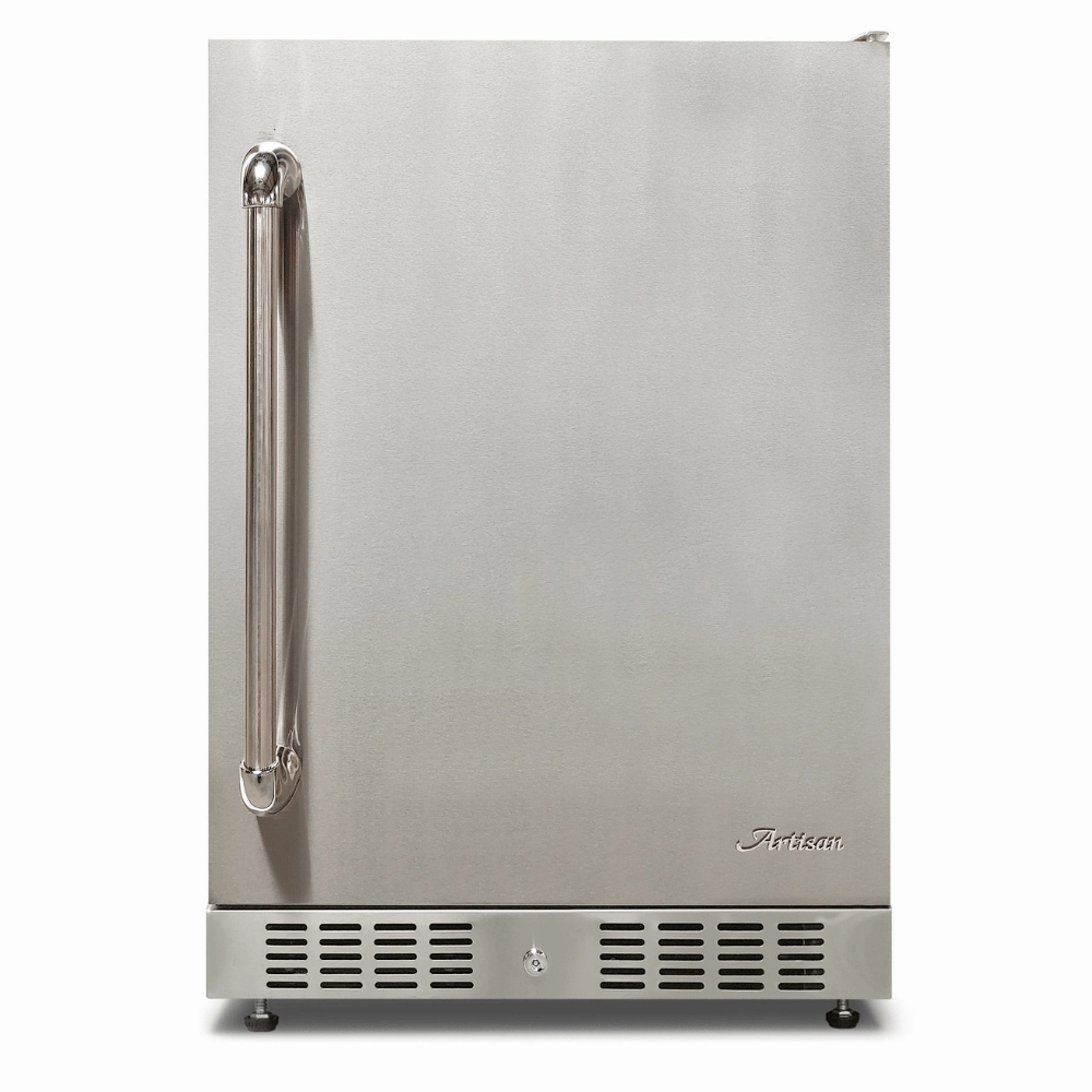 Artisan Digital Outdoor Refrigerator Left-Hand Hinge ART-BC24-L outdoor beverage cooler with wheels