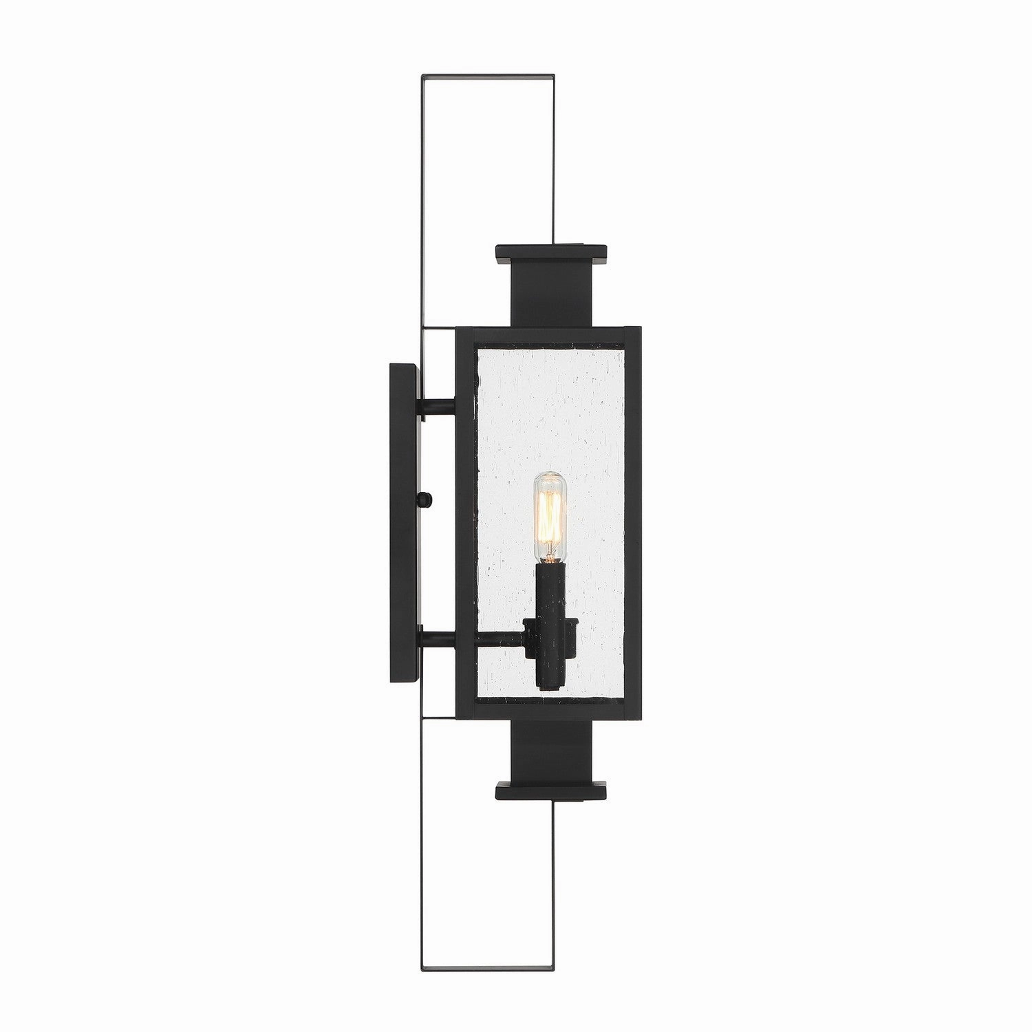 Ascott Two Light Outdoor Wall Lantern Matte Black