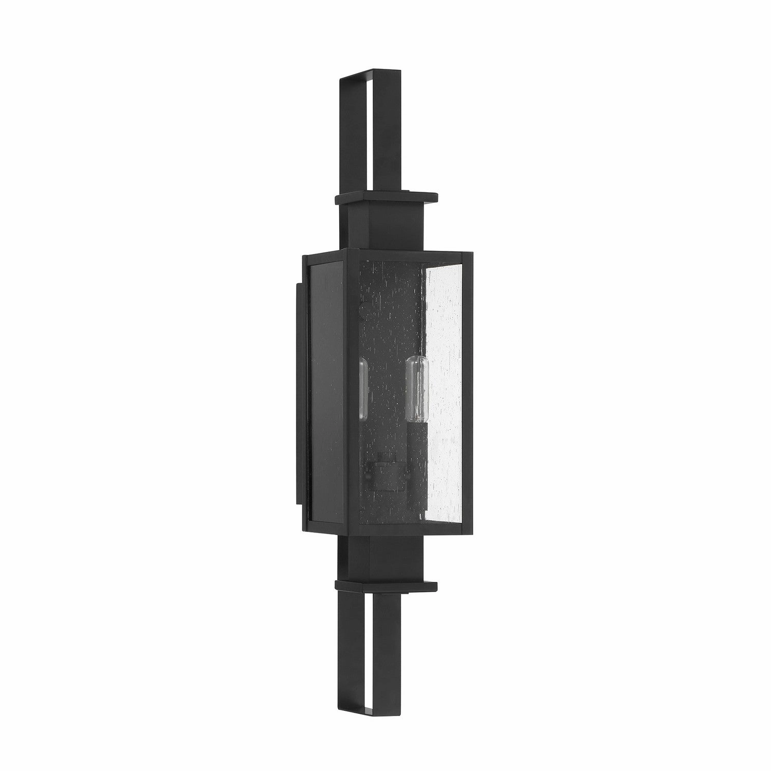 Ascott Two Light Outdoor Wall Lantern Matte Black