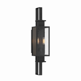 Ascott Two Light Outdoor Wall Lantern Matte BlackOutdoor wall sconces with motion sensor