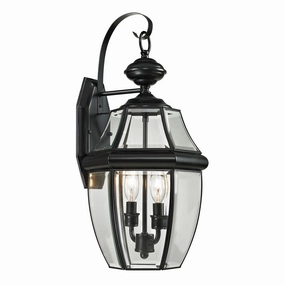 Ashford Two Light Outdoor Wall Sconce BlackOutdoor wall sconces with motion sensor
