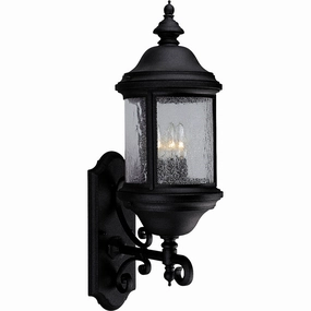 Ashmore Three Light Large Wall Lantern Textured BlackOutdoor wall sconces with motion sensor