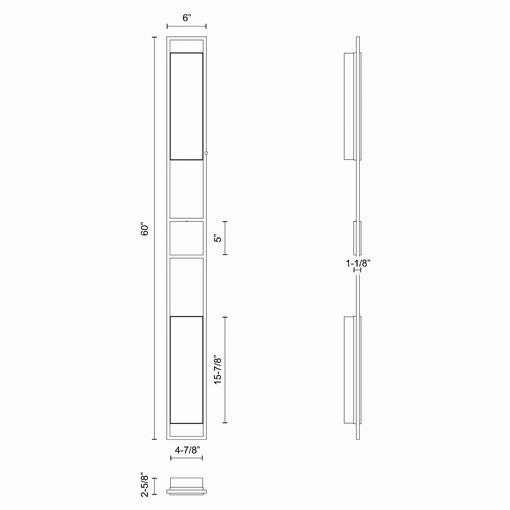 Aspen 60" Exterior Wall