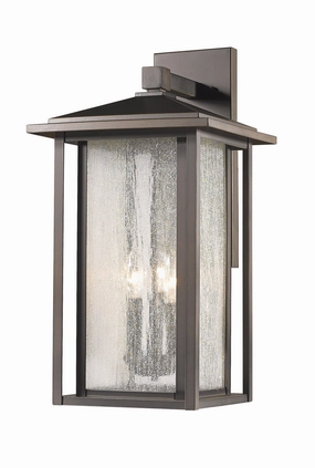 Aspen Three Light Outdoor Wall Light Oil Rubbed BronzeOutdoor wall sconces with motion sensor