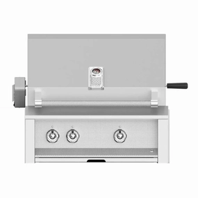 Aspire by Hestan 30 inch Liquid Propane Gas Grill with Burners and Rotisserie EABR30-LP compact BBQ grill for small spaces