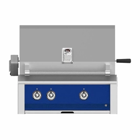 Aspire by Hestan 30 inch Liquid Propane Gas Grill with Burners and Rotisserie EABR30-LP-DB compact BBQ grill for small spaces