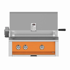 Aspire by Hestan 30 inch Liquid Propane Gas Grill with Burners and Rotisserie EABR30-LP-OR compact BBQ grill for small spaces
