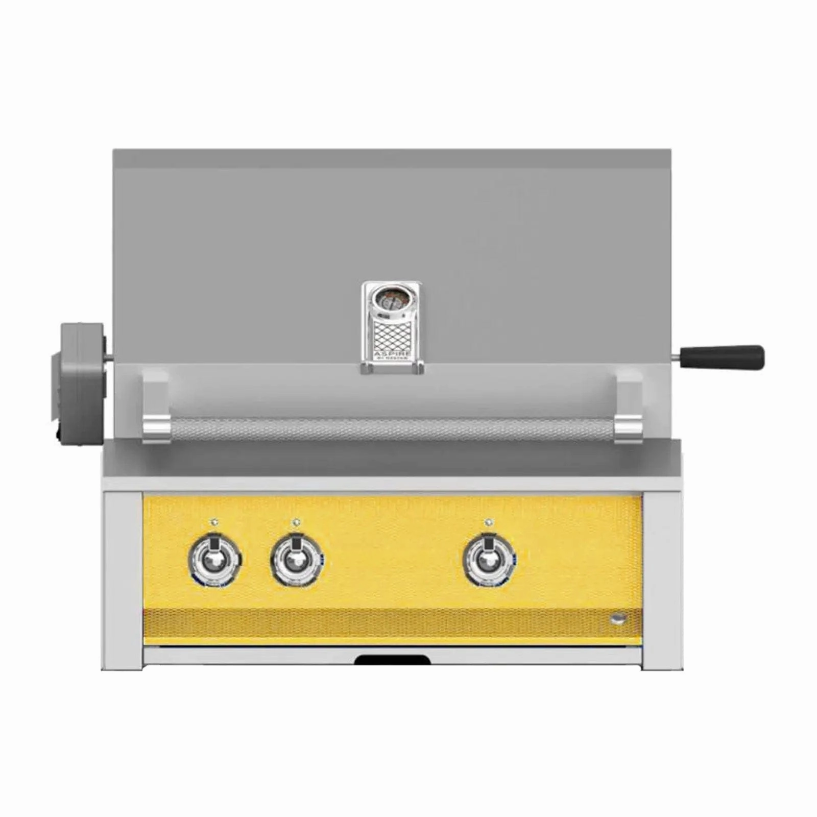 Aspire by Hestan 30 inch Liquid Propane Gas Grill with Burners and Rotisserie EABR30-LP-YW compact BBQ grill for small spaces