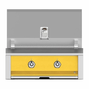 Aspire by Hestan 30 inch Liquid Propane Grill with U Burner and Sear EMB30-LP-YW compact BBQ grill for small spaces