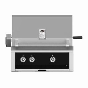 Aspire by Hestan 30-Inch Natural Gas Grill with Burner and Sear Rotisserie EMBR30-NG-BK compact BBQ grill for small spaces