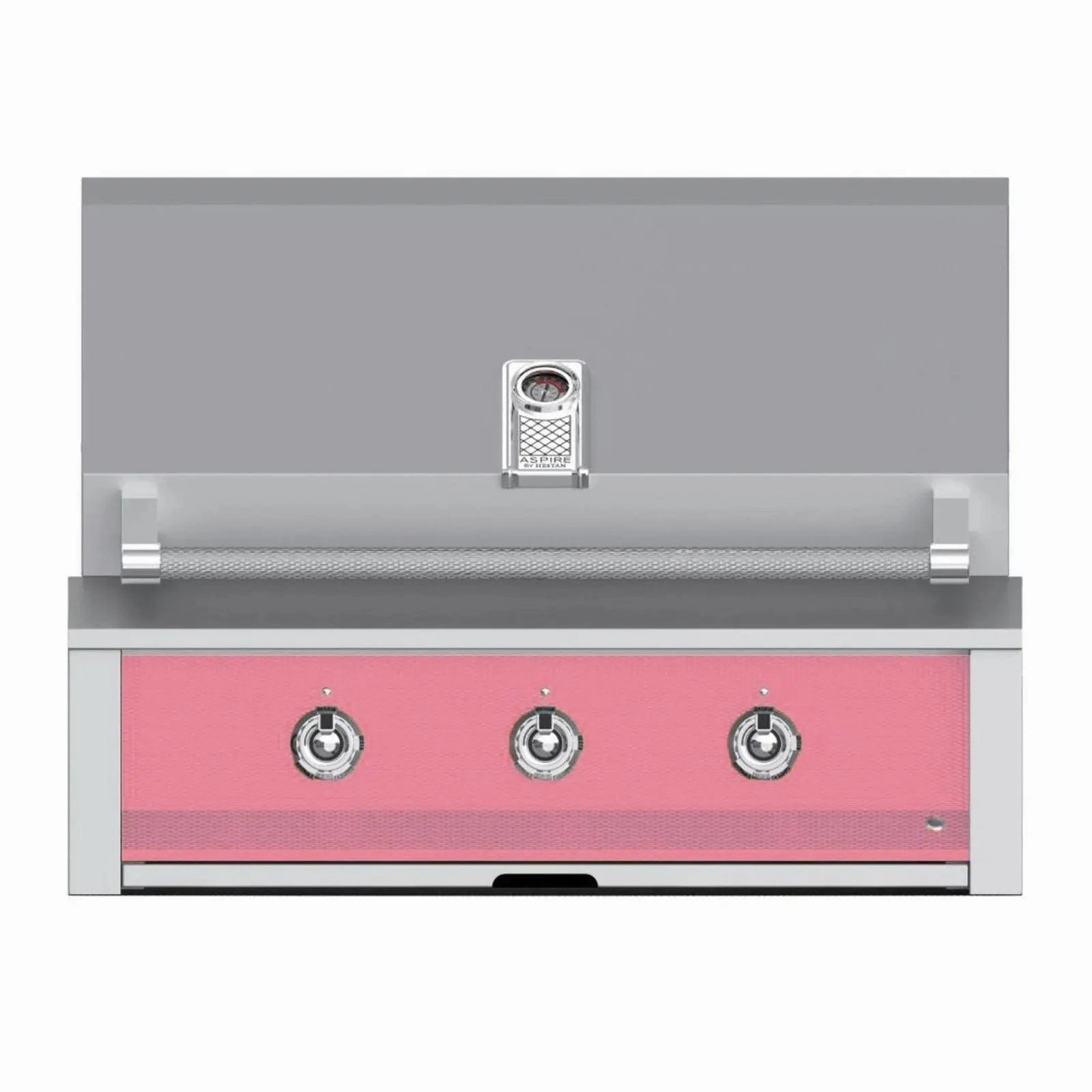 Aspire by Hestan 36-inch Liquid Propane Gas Grill with Burner and Sear EMB36-LP-PK stainless steel BBQ grill with side table