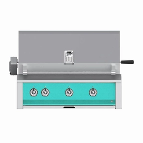 Aspire by Hestan 36-inch Liquid Propane Grill 3 U-Burners with Rotisserie EABR36-LP-TQ compact BBQ grill for small spaces