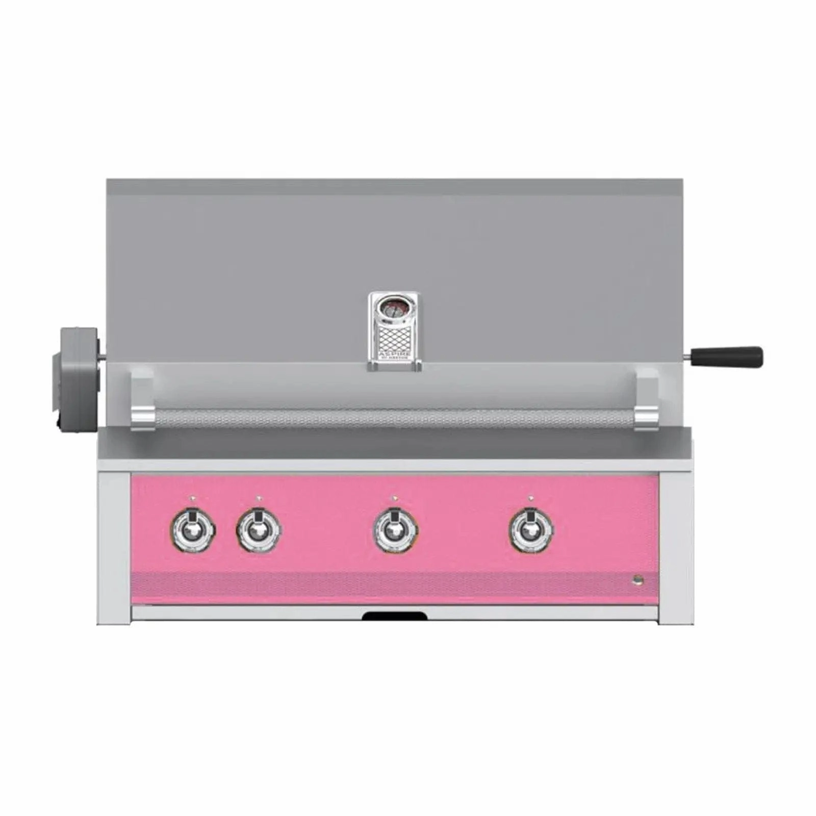 Aspire by Hestan 36-Inch Liquid Propane Grill with Burner,Sear and Rotisserie EMBR36-LP-PK stainless steel BBQ grill with side table