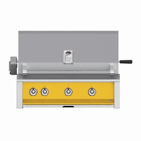 Aspire by Hestan 36-Inch Natural Gas Grill, with Burner,Sear and Rotisserie EMBR36-NG-YW compact BBQ grill for small spaces