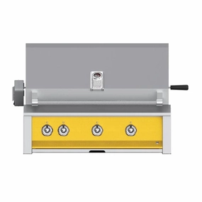 Aspire by Hestan 36-Inch Natural Gas Grill with U-Burners and Rotisserie EABR36-NG-YW compact BBQ grill for small spaces