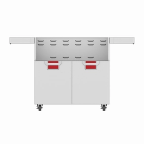 Aspire by Hestan 36-Inch Red Double Door Cart ECD36-RDStainless steel BBQ tool set