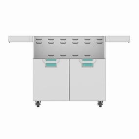 Aspire by Hestan 36-Inch Turquoise Double Door Cart ECD36-TQStainless steel BBQ tool set