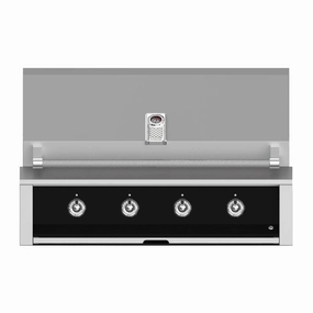 Aspire by Hestan 42-Inch Liquid Propane Gas Grill with 4 U-Burners EAB42-LP-BK compact BBQ grill for small spaces