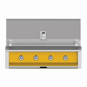 Aspire by Hestan 42-Inch Liquid Propane Gas Grill with 4 U-Burners EAB42-LP-YW compact BBQ grill for small spaces