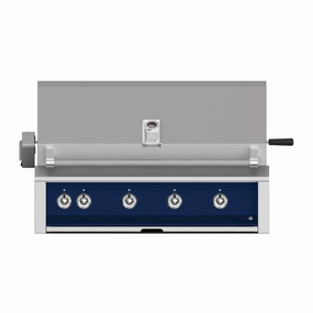 Aspire by Hestan 42 inch Liquid Propane Grill with 4 U-Burners and Rotisserie EABR42-LP-DB compact BBQ grill for small spaces