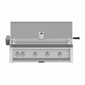 Aspire by Hestan 42-inch Natural Gas Grill with Burner, Sear and Rotisserie EMBR42-NG compact BBQ grill for small spaces