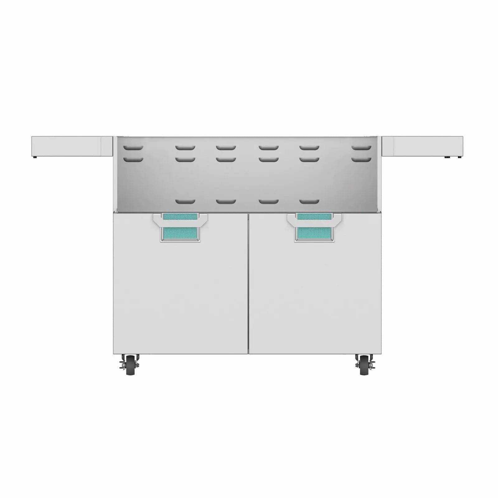 Aspire by Hestan 42-Inch Turquoise Double Door Cart ECD42-TQStainless steel BBQ tool set