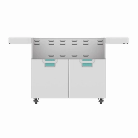 Aspire by Hestan 42-Inch Turquoise Double Door Cart ECD42-TQStainless steel BBQ tool set