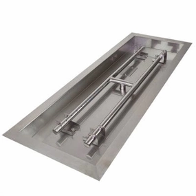 Athena 48-Inch Rectangle Drop-In Stainless Steel Burner Pan DIP-REC-48Fireproof mat for under fire pit