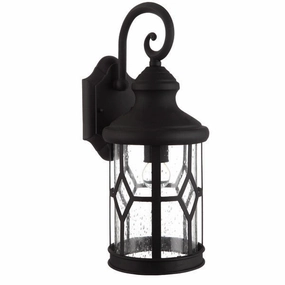 Atlanta One Light Outdoor Downlight BlackOutdoor wall sconces with motion sensor