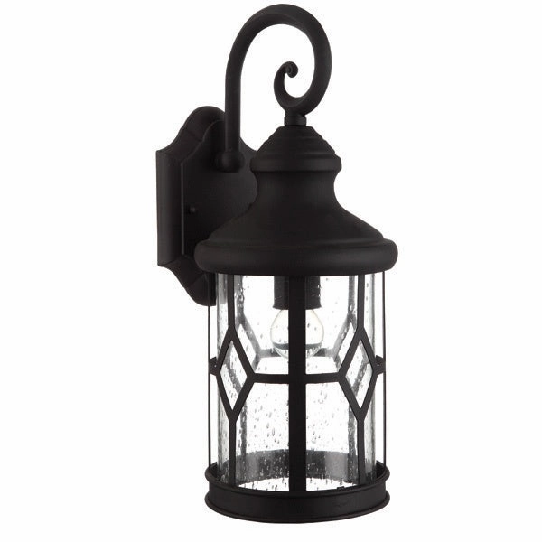 Atlanta One Light Outdoor Downlight BlackOutdoor wall sconces with motion sensor